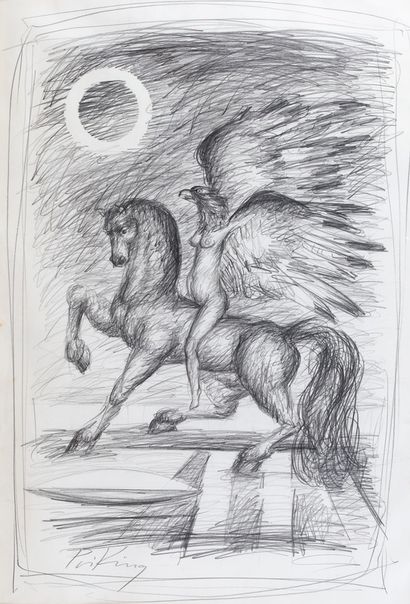 Franz PRIKING (1929-1979)

Bird woman on...