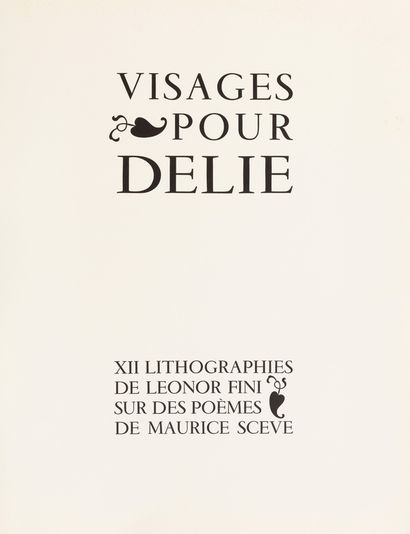 [FINI (Léonor)] - SCEVE (Maurice)

Faces...