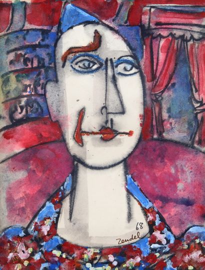 Gabriel ZENDEL(1906-1992)

The clown in the...
