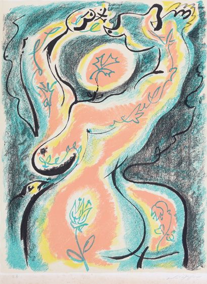 André MASSON (1896-1987)

Character

LITHOGRAPHY...