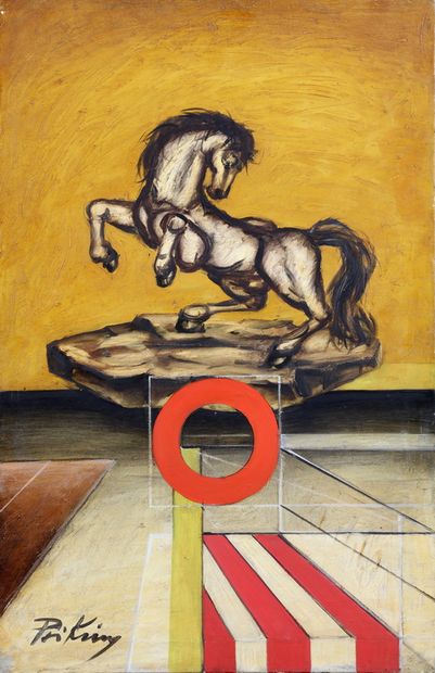 Franz PRIKING (1929-1979)

Prancing horse

OIL...
