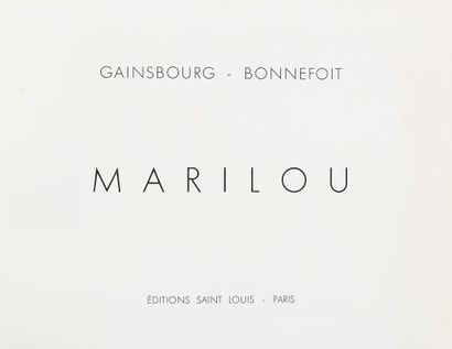 Alain BONNEFOIT (Born in 1937) & Serge GAINSBOURG
Marilou
WORK...