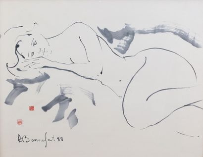 Alain BONNEFOIT (Born in 1937)

Reclining...