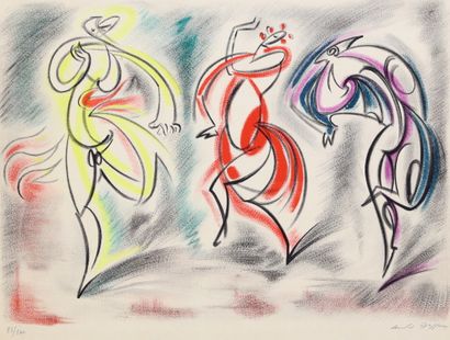 André MASSON (1896-1987)

Dancers

LITHOGRAPHY...