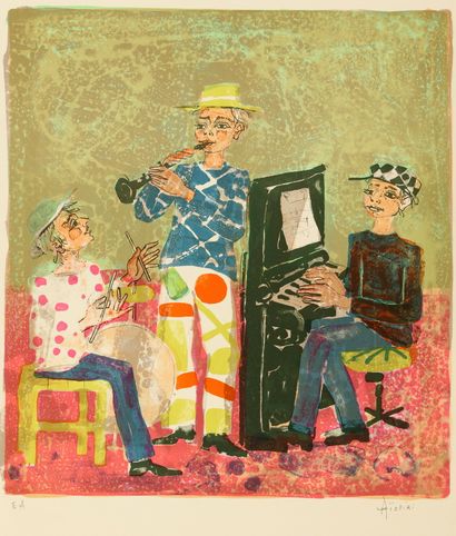 Paul AIZPIRI (1919-2016)

The musicians

LITHOGRAPHY...