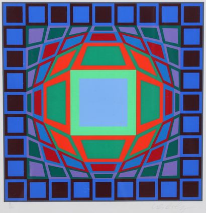 Victor VASARELY (1906-1997)

Kinetic composition

SERIGRAPH...