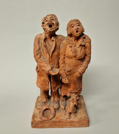 SCULPTURE MODERNE dans l'Esprit de Daumier...
