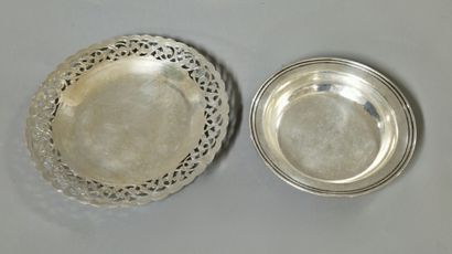 1 DESSOUS DE CARAFE ET 1 COUPELLE RONDE,...