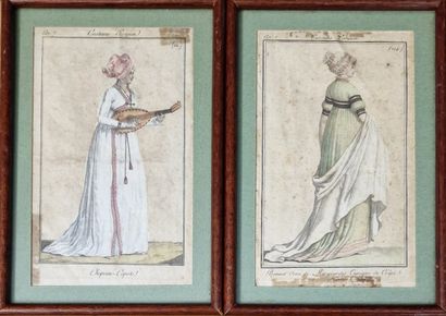 SUITE DE 6 LITHOGRAPHIES en couleur extraites...