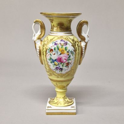 LIMOGES ET LE TALLEC - DEUX VASES AMPHORE...