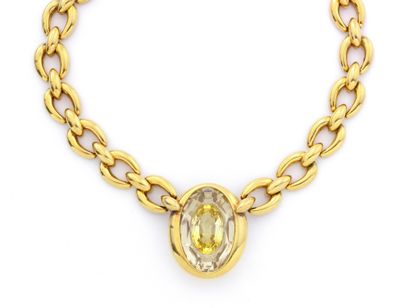 CARTIER PARIS - Articulated necklace in gold...