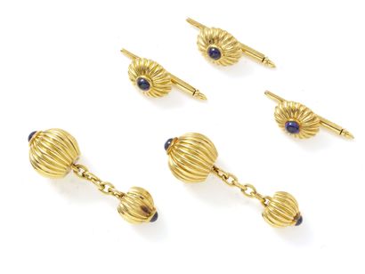 CARTIER
- BEAUTIFUL SET in gold 750 thousandths...