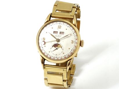 MONTRE BRACELET D'HOMME en or 750 millièmes...
