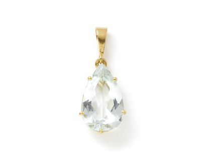 PENDANT in gold 750 thousandths decorated...