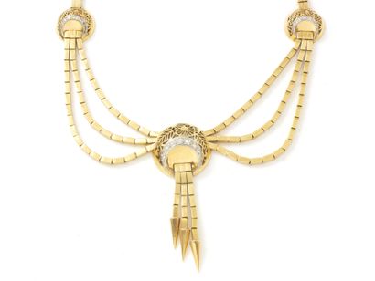 NECKLACE ARTICULA in gold 750 thousandths...