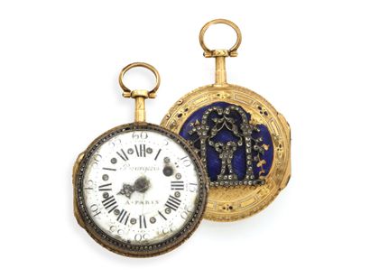 BOURGEOIS à Paris - MONTRE DE POCHE en or...