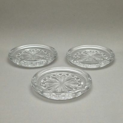 BACCARAT - MODEL 732.560 - 3 CARAFE COVERS...