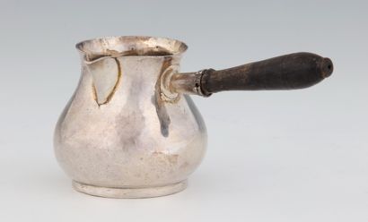 SMALL MILK POT WITH STRAIGHT HANDLE in silver...