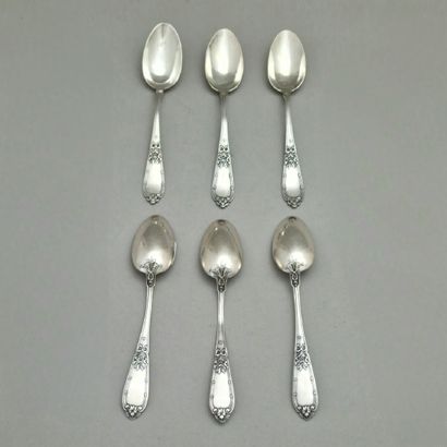 SET OF 12 COFFEE SPoons in Minerva silver...