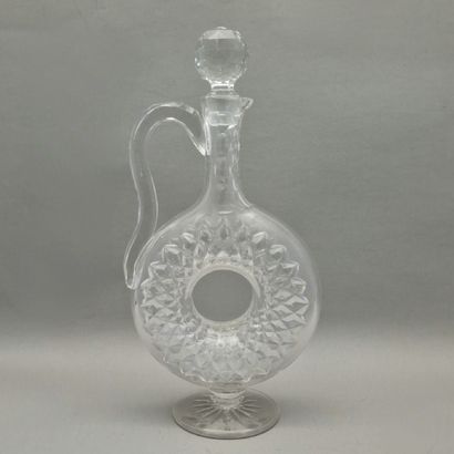White cut crystal eagle eye-cup probably...