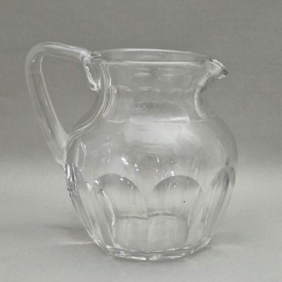 SAINT LOUIS - White cut crystal BROC with...