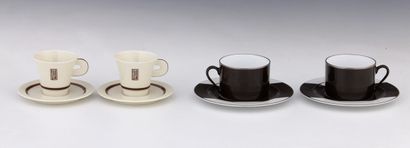 Jean LUCE PARIS FRANCE - SET OF 4 MOKA MUGS...