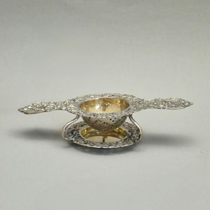 A silver and gold plated 835 Millièmes PRESENTOIR...