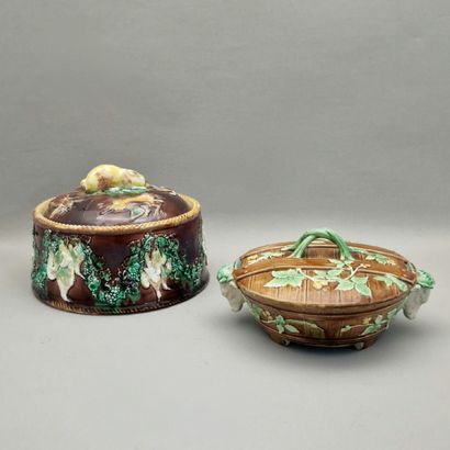 MINTON AND WEDGWOOD - BONBONNIERE COUVERED...