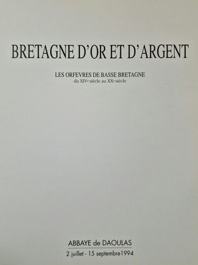 6 BOOKS ON BRETON GOLDSMITHING : 
- LES ORFEVRES...