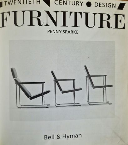 7 OUVRAGES SUR LE MOBILIER DU XXEME SIECLE...