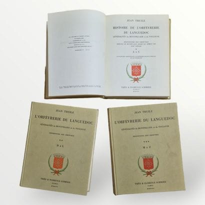 3 WORKS ON THE GOLDSMITHS OF LANGUEDOC:
-...