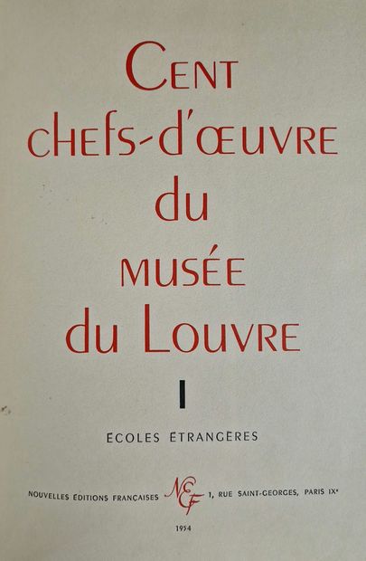 CHEFS D'OEUVRES DU MUSEE DU LOUVRE - ECOLES...