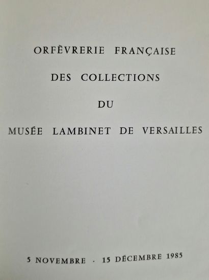 4 BOOKS ON GOLDSMITHING :
- MEMOIRES D'ORFEVRES...