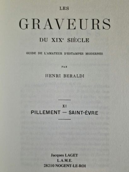 LES GRAVEURS DU XIXe SIECLE GUIDE DE L'AMATEUR...