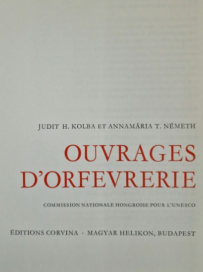 4 BOOKS ON GOLDSMITHING :
- MEMOIRES D'ORFEVRES...