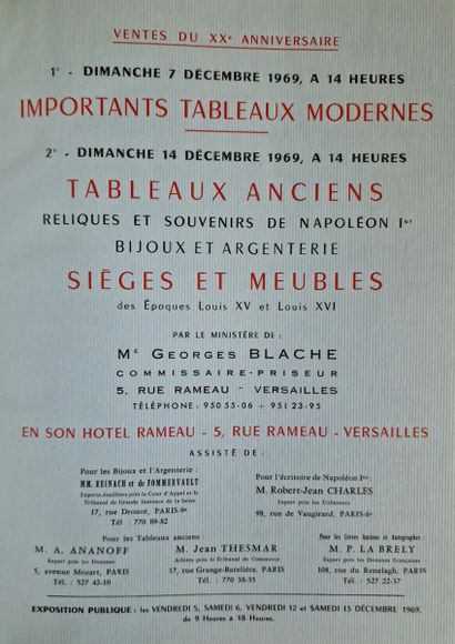 17 CATALOGS OF PUBLIC AUCTIONS :
- CHRISTOPHER...