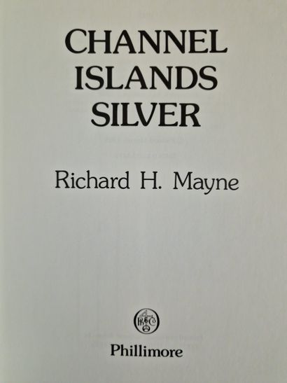4 OUVRAGES SUR L'ORFEVRERIE :
- CHANNEL ISLANDS...