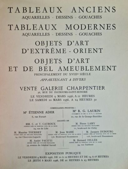 17 CATALOGS OF PUBLIC AUCTIONS :
- CHRISTOPHER...