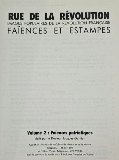 7 WORKS ON THE FAIENCE OF NEVERS AND PATRIOTIC...