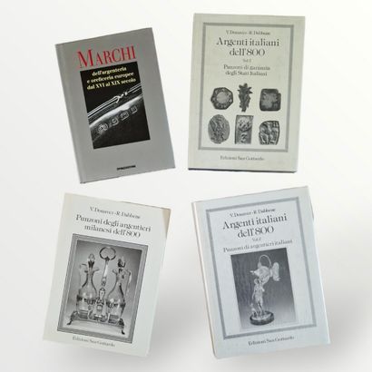 4 OUVRAGES SUR L’ORFEVRERIE ITALIENNE :
-...