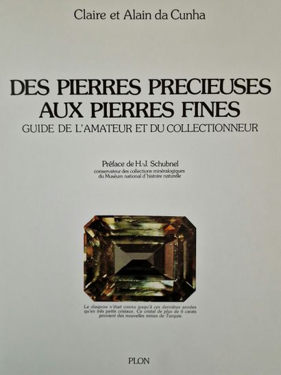 7 OUVRAGES DE GEMMOLOGIE : 
- LES PIERRES...