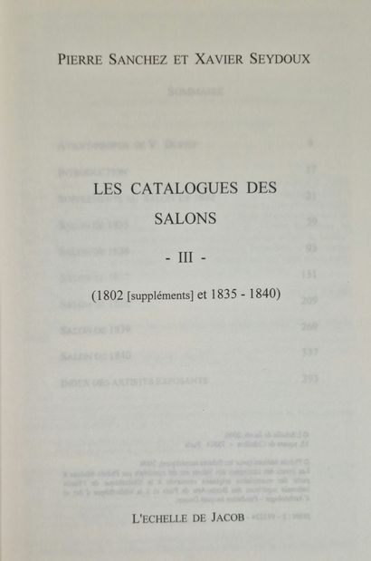 LES SALONS AU XIXème SIECLE, PARIS CAPITALE...