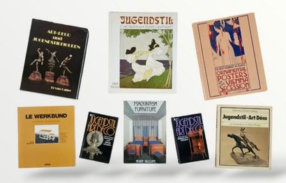 8 OUVRAGES SUR LE JUGENDSTIL ET L’ART DECO...