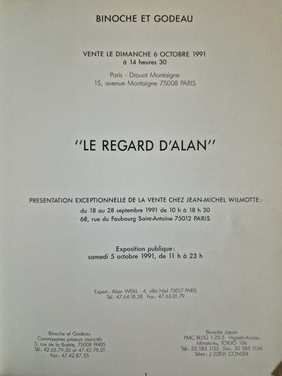 6 CATALOGS OF PUBLIC AUCTIONS : 
- LE REGARD...