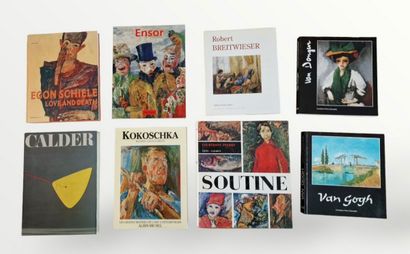 8 BOOKS ON MODERN ART : 
- KOKOSCHKA Peintures,...