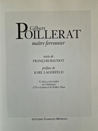 GILBERT POILLERAT Maître Ferronier, (BAUDOT,...