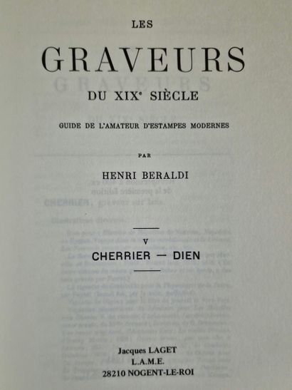 LES GRAVEURS DU XIXe SIECLE GUIDE DE L'AMATEUR...