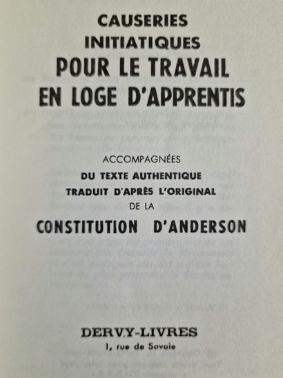 3 BOOKS AND A SERIES OF PUBLICATIONS ON FREEMASONRY:...