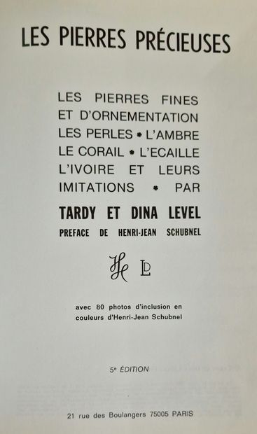 7 OUVRAGES DE GEMMOLOGIE ET SUR LES PERLES...