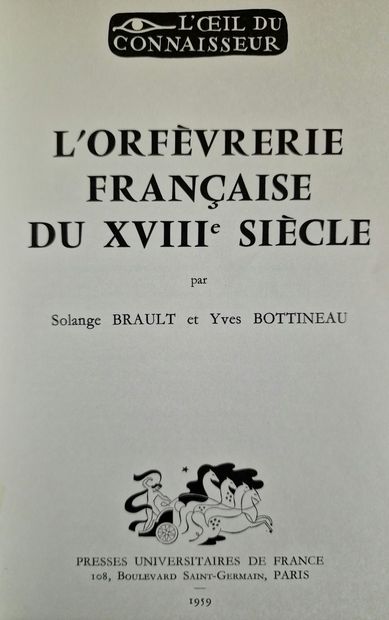 3 BOOKS ON FRENCH GOLDSMITHING : 
- LES GRANDS...